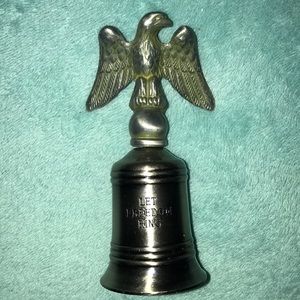 Let Freedom Ring Bell W/Eagle Vintage Lightweight